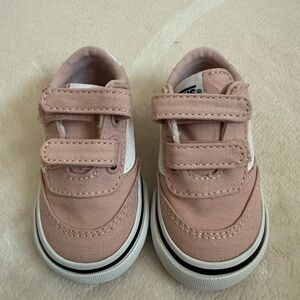 Vans Kids Pink Canvas Sneakers